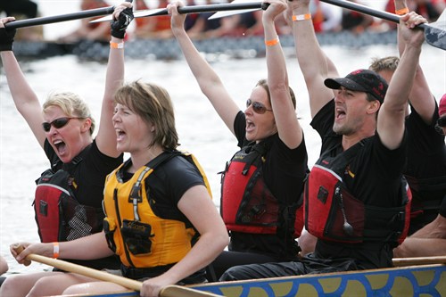 Team having fun